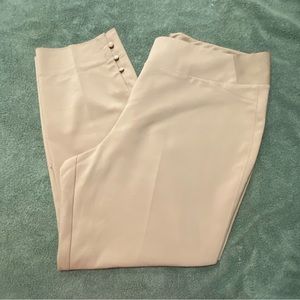 Investments ladies tan stretchy wasted pants; vintage - like new condition!